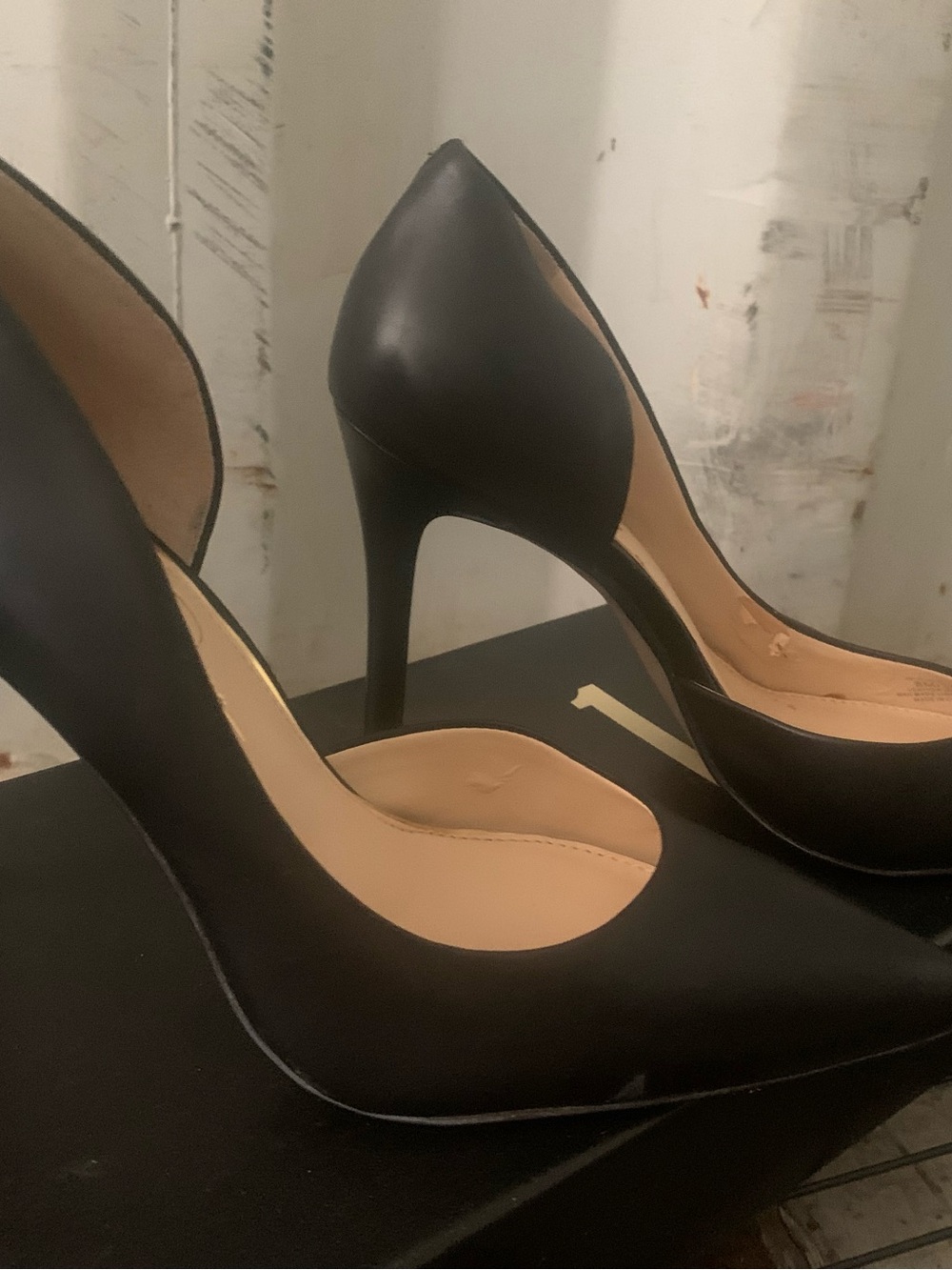 Jessica Simpson Black Pointed Toe Stiletto Heels